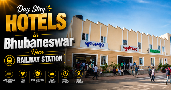 Day Stay Hotels in Bhubaneswar Near Railway Station