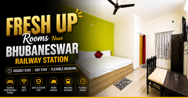 Fresh Up Rooms Near Bhubaneswar Railway Station
