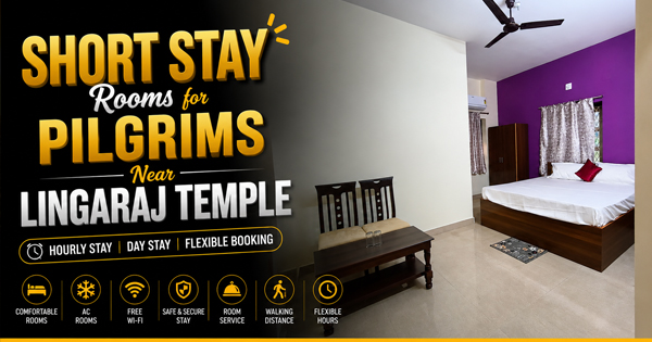 Short Stay Rooms for Pilgrims Near Lingaraj Temple